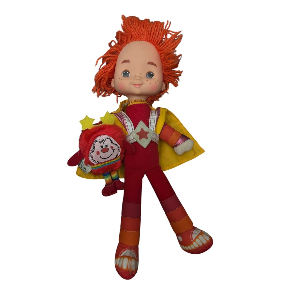 Vintage Rainbow Brite Red Butler with Sprite Romeo Hallmark 1983 Hallmark